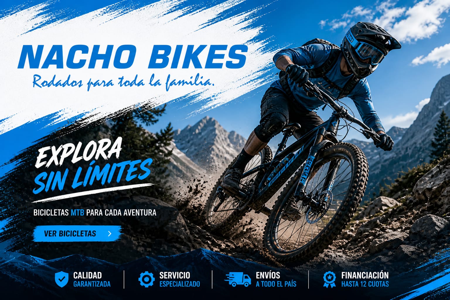 NACHO BIKES · Rodados para toda la familia