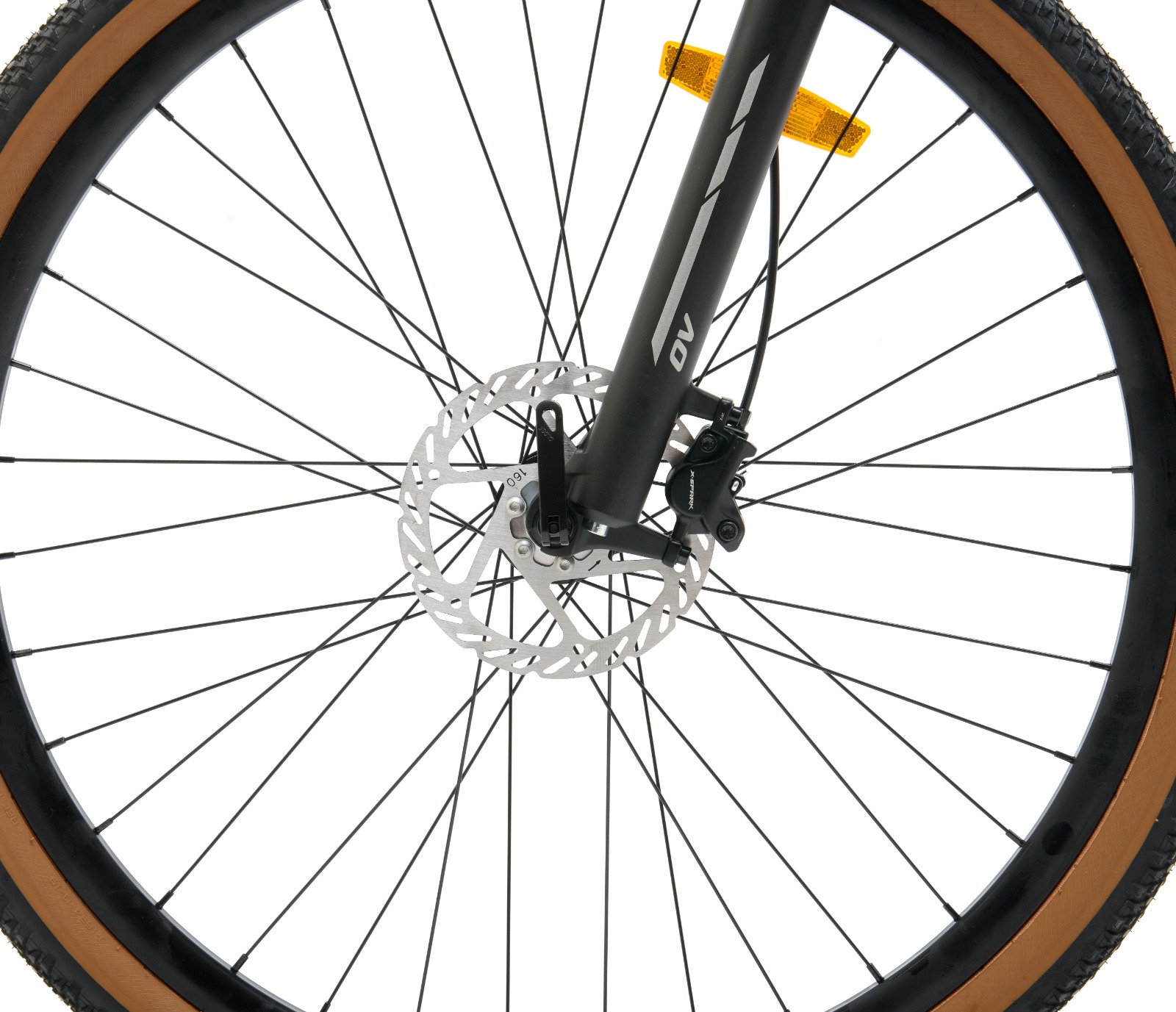 Freno a disco y rueda delantera